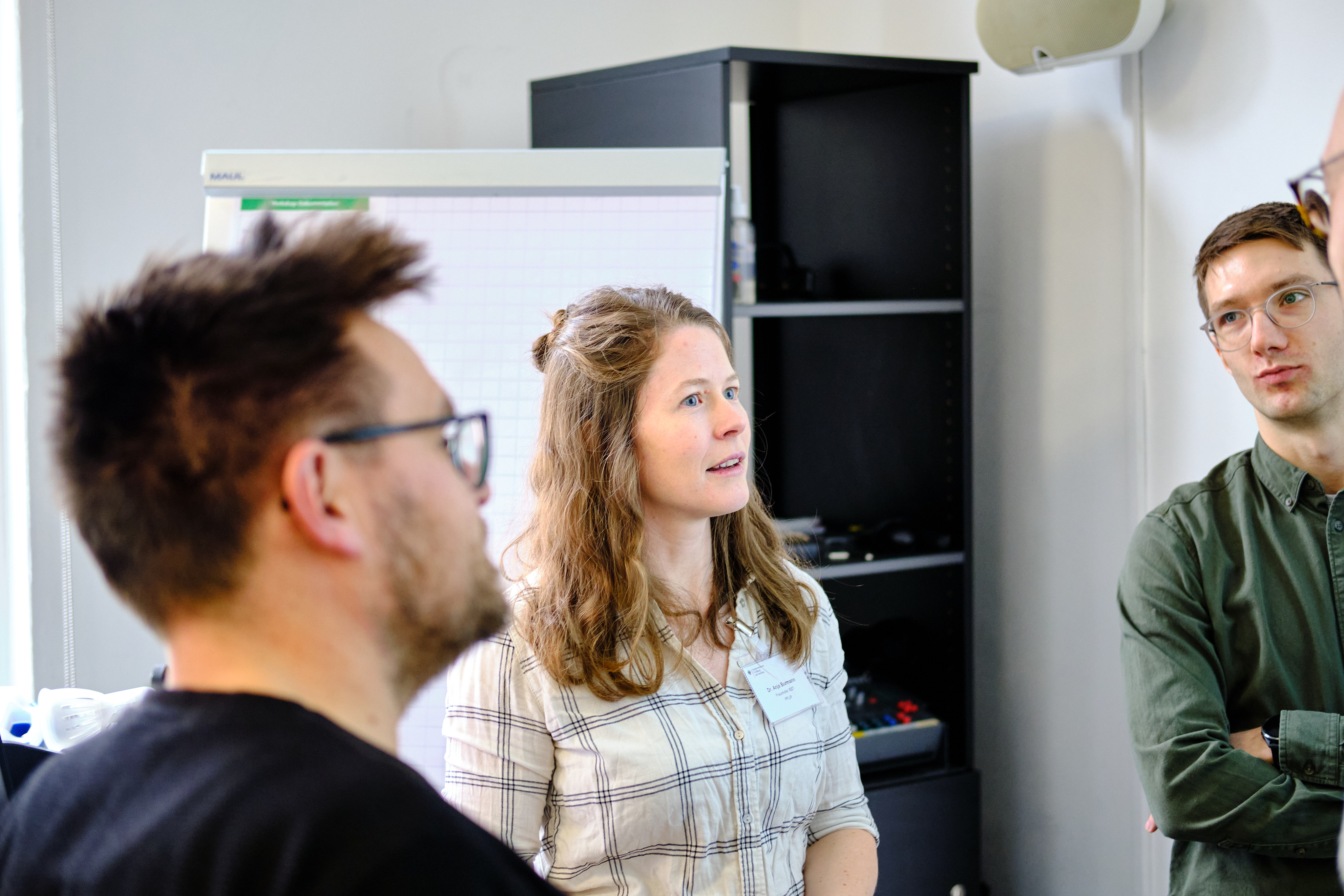 Austausch in den Pausen